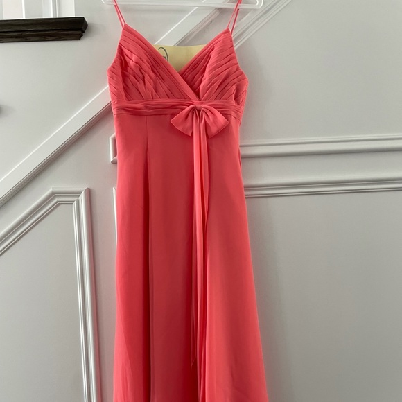 Elegant coral dress. BNWT - Picture 1 of 4
